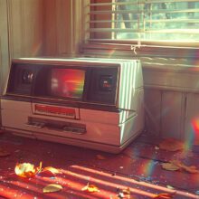 35mm film still of a Polaroid Instamatic camera spitting out rainbows --style raw --ar 16:9